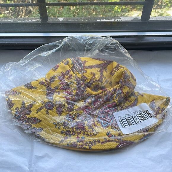 ❤️ NWT J. Crew Reversible Ratti Print Bucket Hat | Sz. S-M Flawless ☀️Protection - Picture 5 of 5